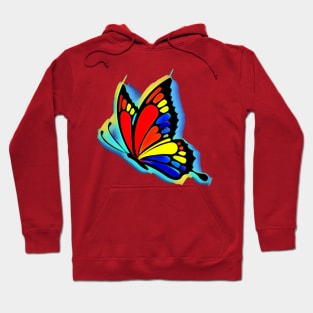 Bright and Bold Butterfly Hoodie